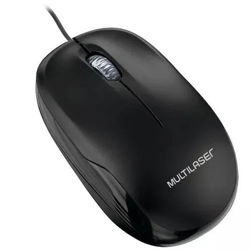 [Vip] Mouse Óptico Multilaser Mo255 Usb Com Fio Preto